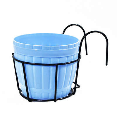 Practical Planter Holder with Sturdy Metal Frame for Balconies and Patios