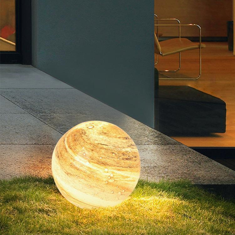 Solar Lawn Light - Led Garden Globe Outdoor Light  Weatherproof For Garden  Patio