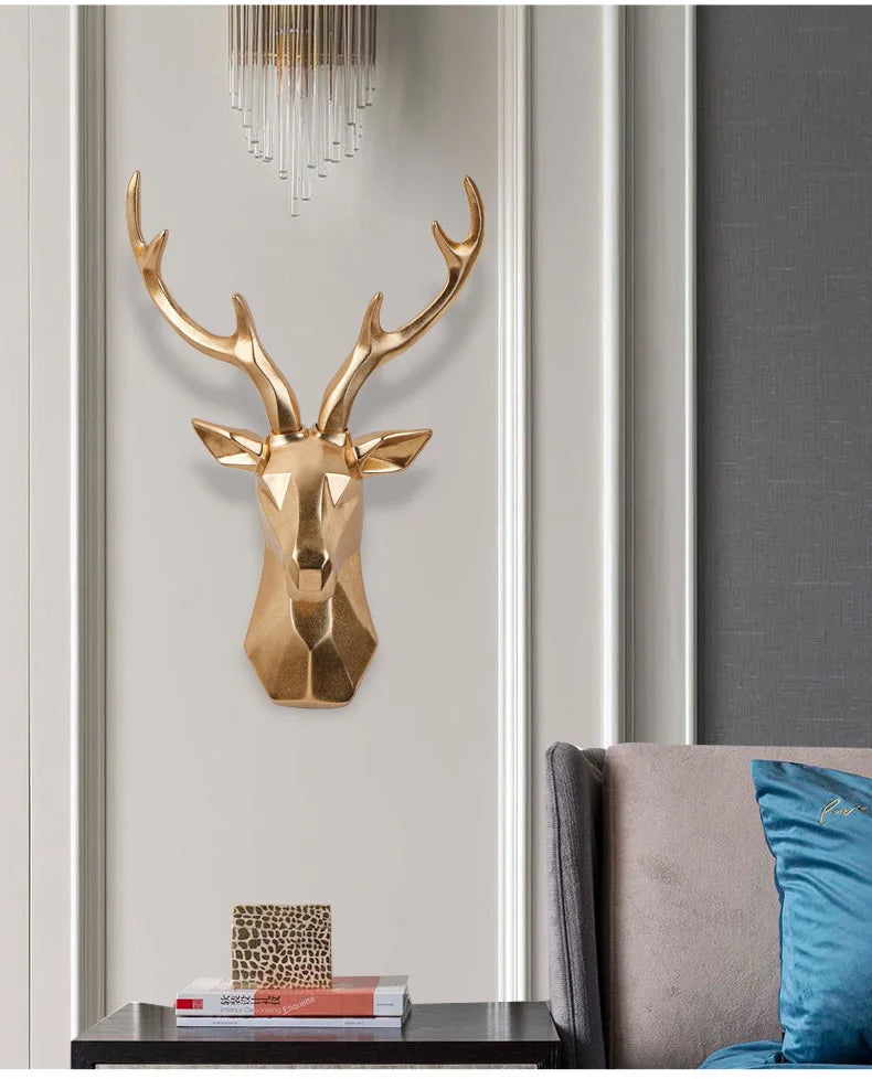 3d Deer Head Decoration For An Elevated Atmosphere