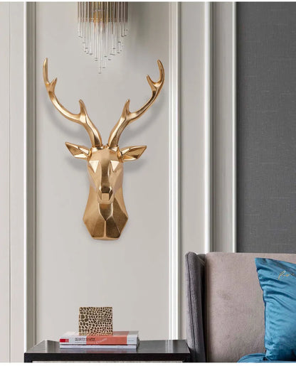 3d Deer Head Decoration For An Elevated Atmosphere