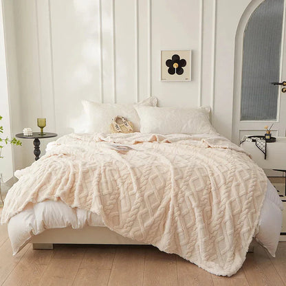 Double-Sided Cozy Wool Blanket