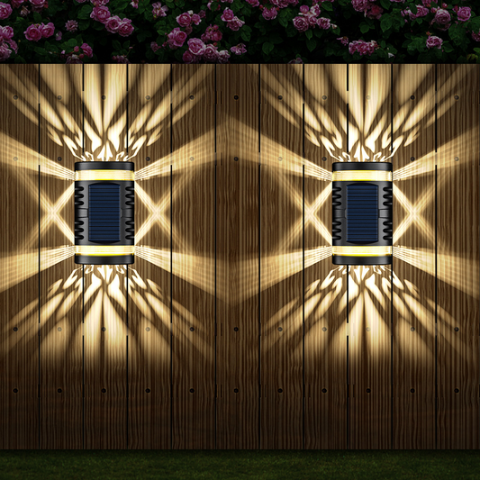 Solar Lamp With Intelligent Light Control - Outdoor Wall Light With Automatic Night Detection