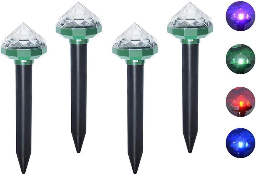 Solar - Powered Animal Repeller for Gardens and Yards - Environmentally Friendly Protection Against Mice and Rodents