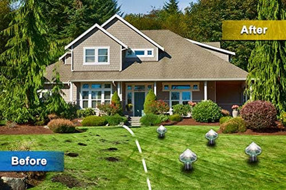 Solar - Powered Animal Repeller for Gardens and Yards - Environmentally Friendly Protection Against Mice and Rodents