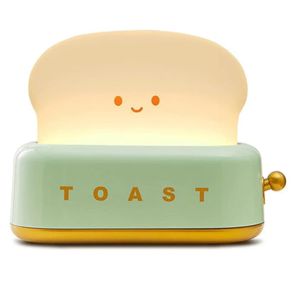 Shadowy Bedside Lamp - Kawaii Toast LED Lamp For Cosy Lighting