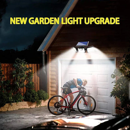 Solar-Powered Outdoor Wall Light