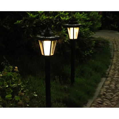 Solar Garden Lantern With LED - Outdoor Lighting For Patio & Garden In Classic Lamp Design