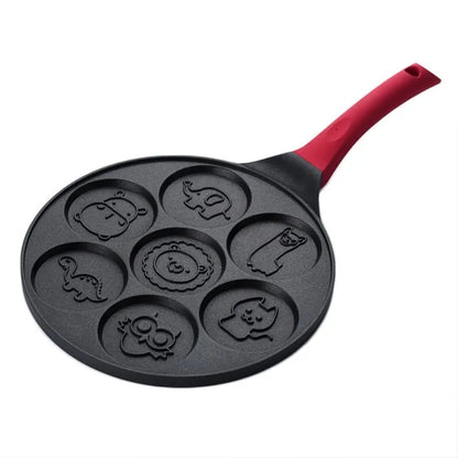 Breakfast Frying Pan For Children - Fun Pancake & Fried Egg Moulds