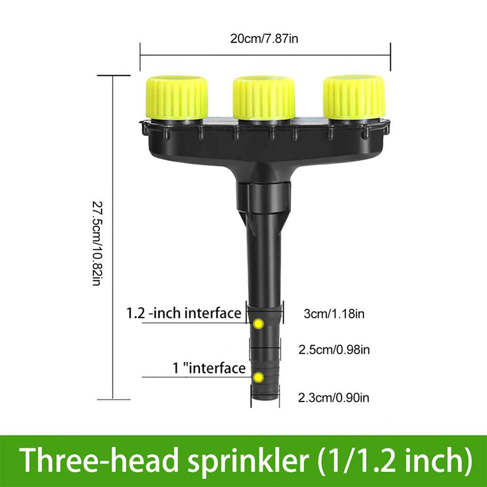 Multifunctional Garden Spray Nozzle with 3 and 5 - Hole Settings - for Watering and Garden Maintenance