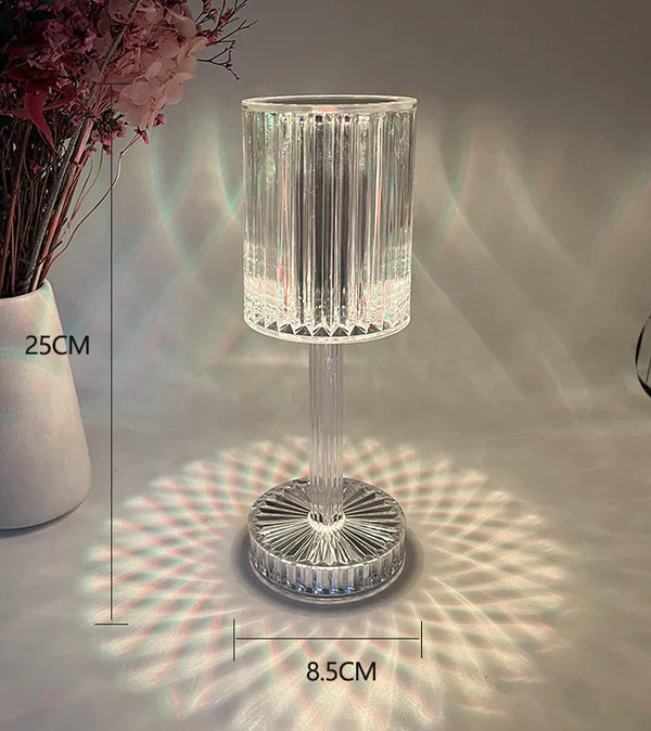 Dimmable Crystal Table Lamp With Modern Design