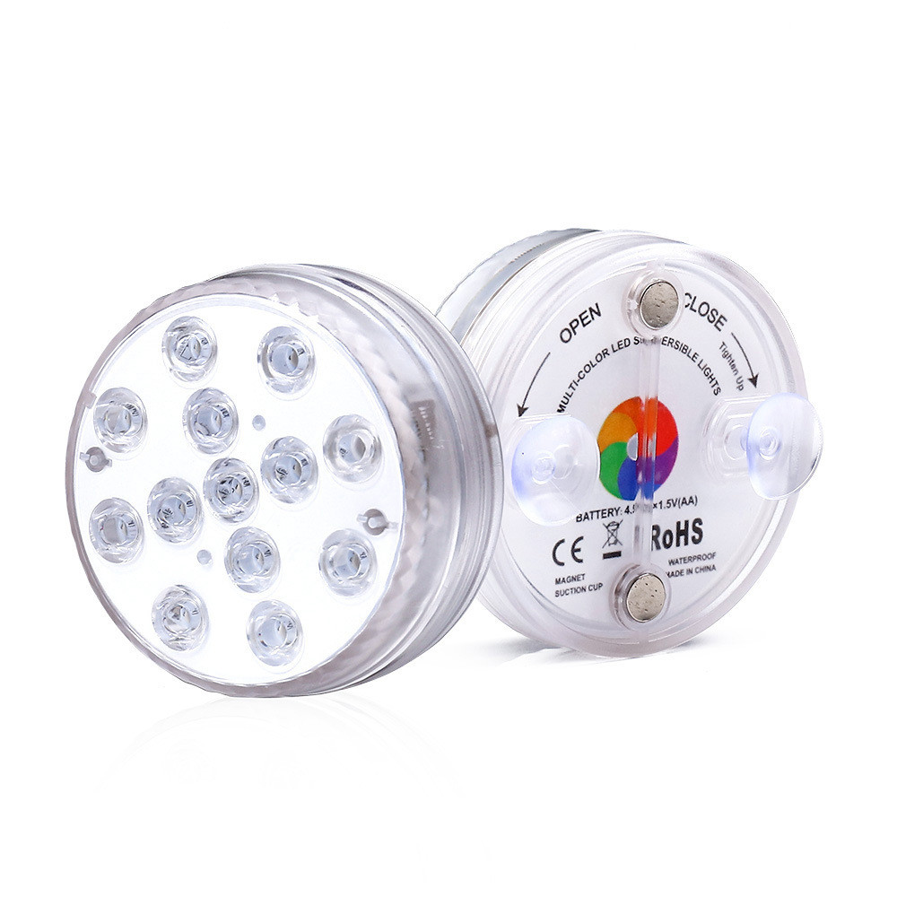 Underwater Led Light With Remote Control - Rgb Multicolour Pool Lighting For Bathrooms And Ponds