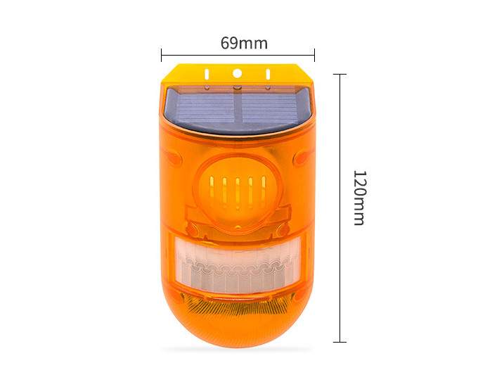 Solar - Powered Animal Repeller with Alarm - Effective Protection Against Animals