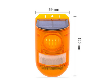 Solar - Powered Animal Repeller with Alarm - Effective Protection Against Animals