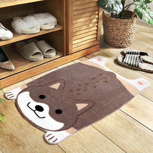 Cute Animal Non - Slip Mat - Pet Design for Kitchen , Bathroom and Hallway