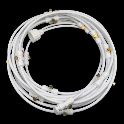 Spray Irrigation System - Water Hose with Spray Nozzles for Cooling Refreshment in the Garden