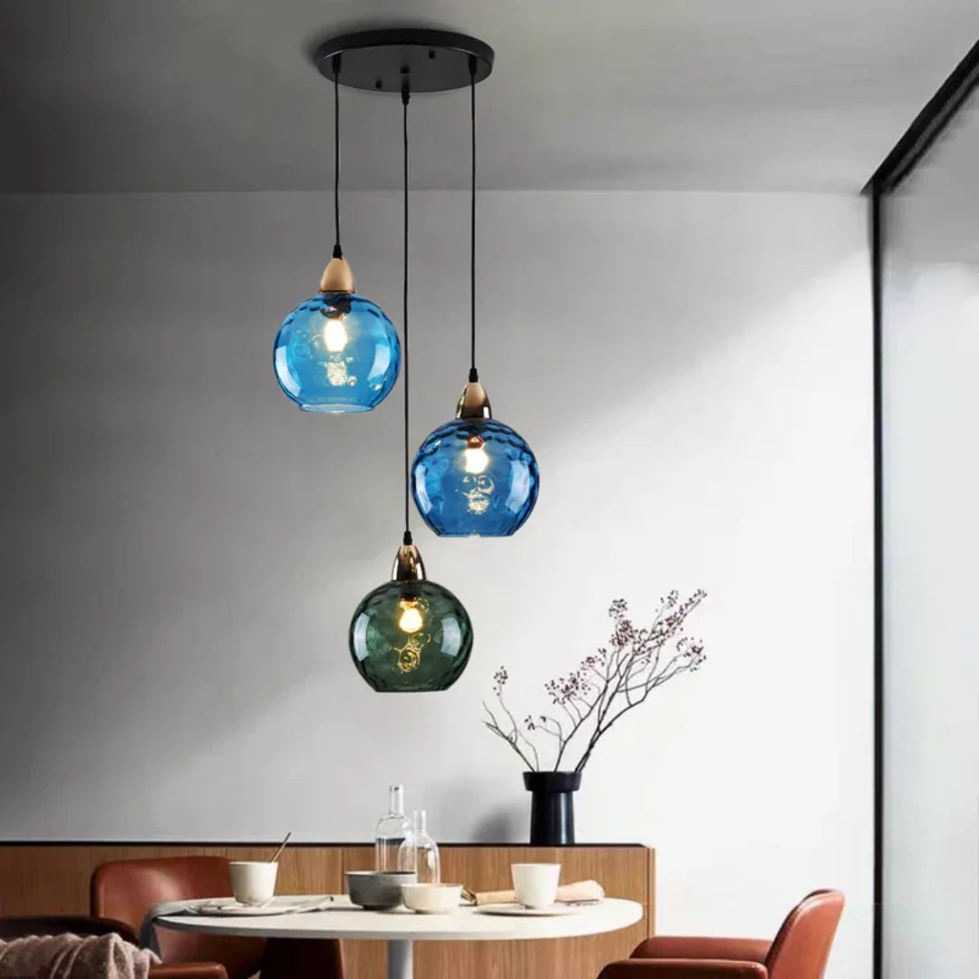 Elegant Triple Cluster Pendant Light
