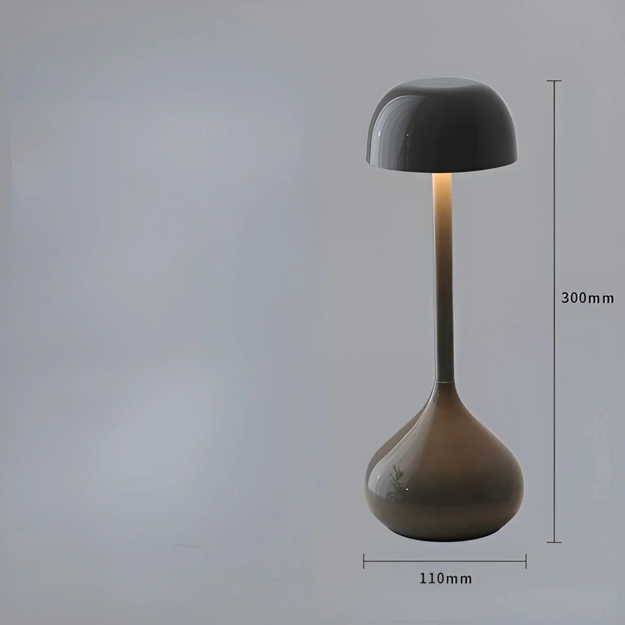 Wireless Dimmable Mushroom Table Lamp
