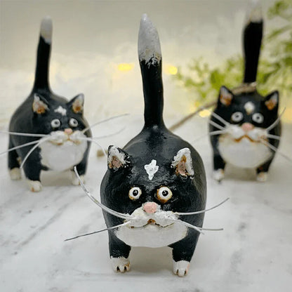 Handmade, Unique Cat Christmas Ornament
