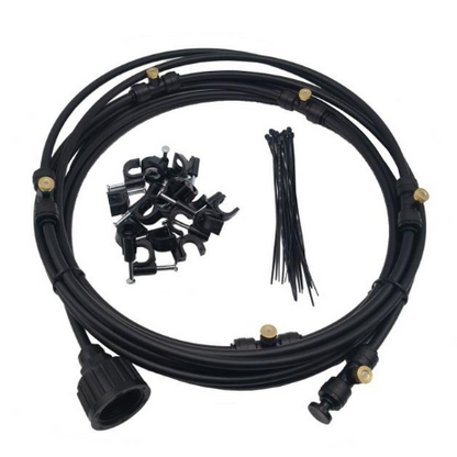 Watering System for the Garden - Drip Irrigation Kit with Adjustable Spray Head and Accessories