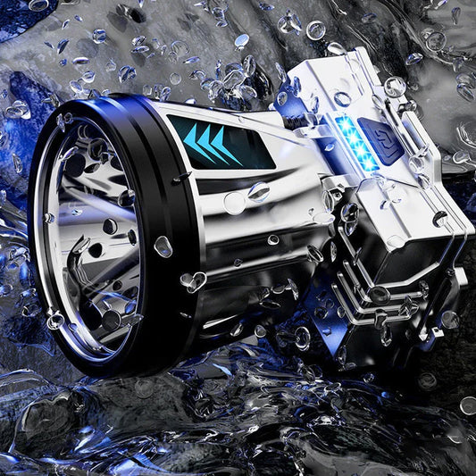 Wide - Beam Led Headlamp with Power Bank Function and Usb Charging Port