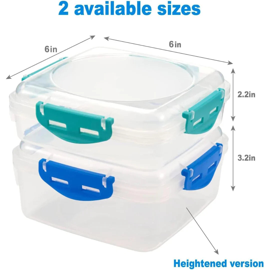 Leakproof Lunch Boxes (Set of 4)