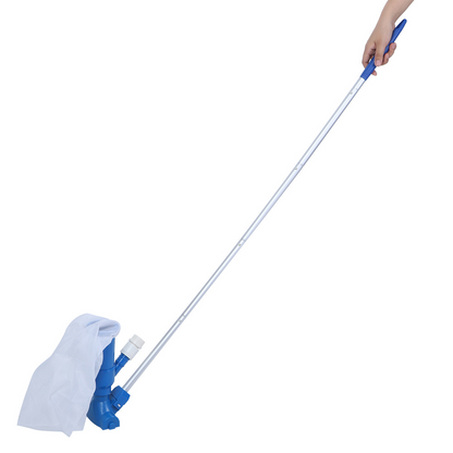 Pool Cleaning Set with Telescopic Pole - Mesh Filter and Accessories for Pool Maintenance