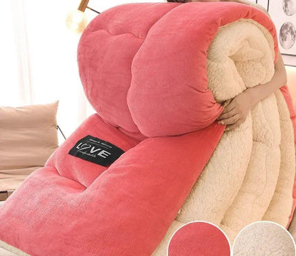 Premium Winter Blanket With Double-layer Flannel Fleece