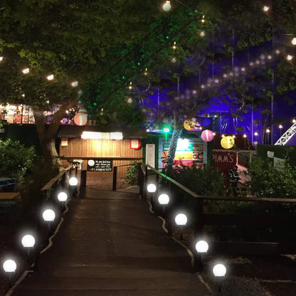 3-Piece Set Of Waterproof LED Solar Lights For The Garden
