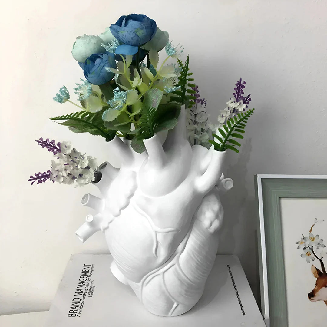 Greek-Inspired Heart Vase