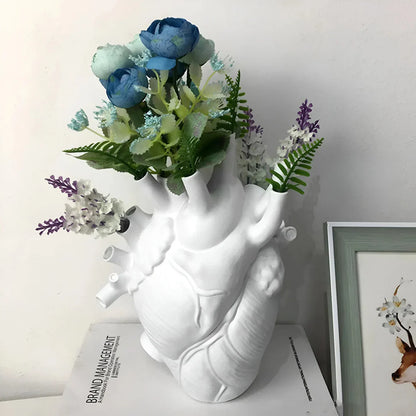 Greek-Inspired Heart Vase