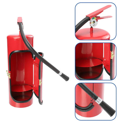 Original Stylish Bottle Holder in Fire Extinguisher Design - Practical and Decorative
