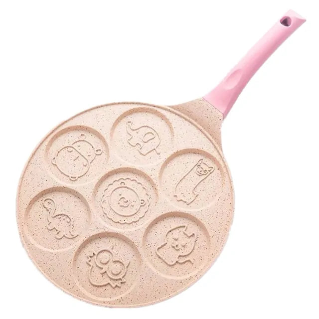 Breakfast Frying Pan For Children - Fun Pancake & Fried Egg Moulds