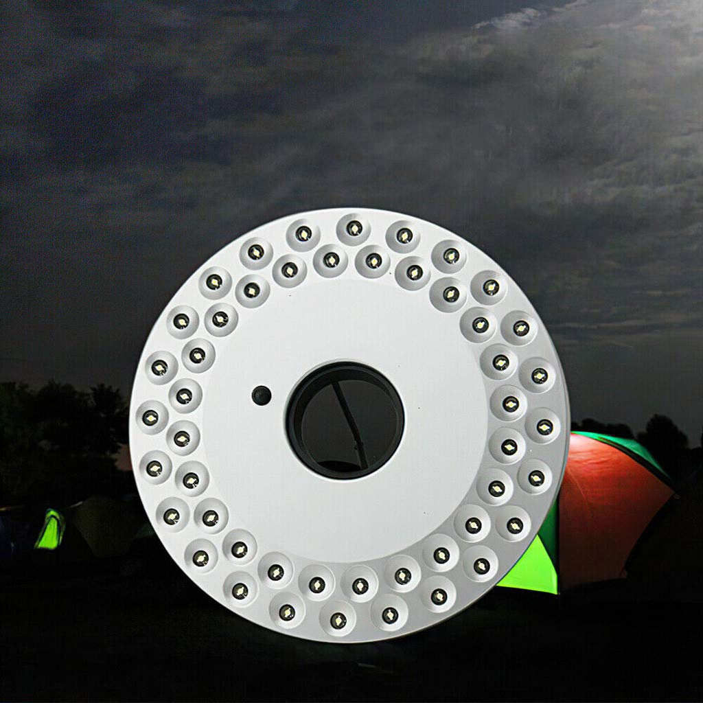 Solar Led Camping Lamp - Portable  Hanging Tent Lighting For Outdoor Activities