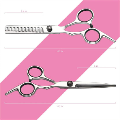 Professional Hair Care Set | Cutting and Thinning Scissors for Precise Hairstyles