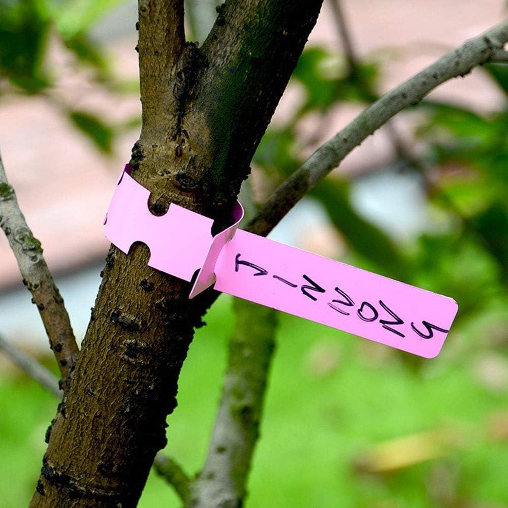 Reusable Plastic Plant Labels for Garden and Tree Marking