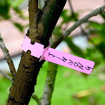 Reusable Plastic Plant Labels for Garden and Tree Marking