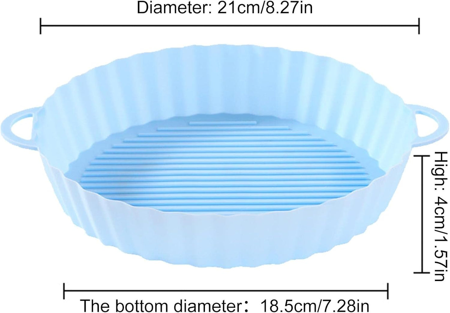 Silicone Insert for Hot Air Fryer - Reusable , Non - Stick & Easy to Clean