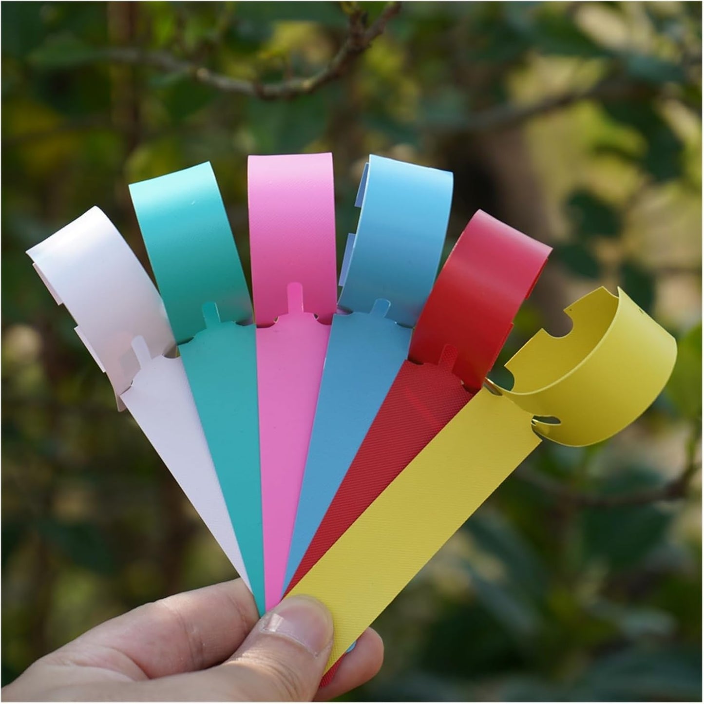 Reusable Plastic Plant Labels for Garden and Tree Marking