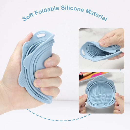 Foldable Silicone Brush Cleaning Bowl