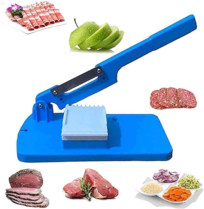 Manual Multifunctional Food Slicer - Robust Meat And Vegetable Slicer For Frozen Food