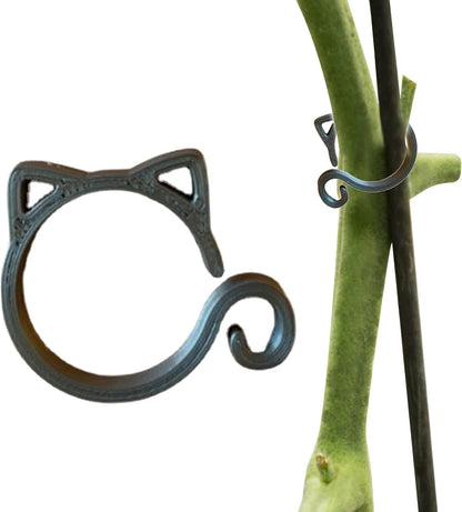 Cat - Shaped Plant Clip - Cute Plant Support for Garden and Houseplants