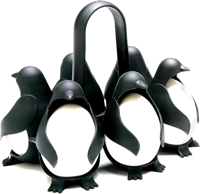 3 - In-1 Egg Holder with Cute Penguin Design