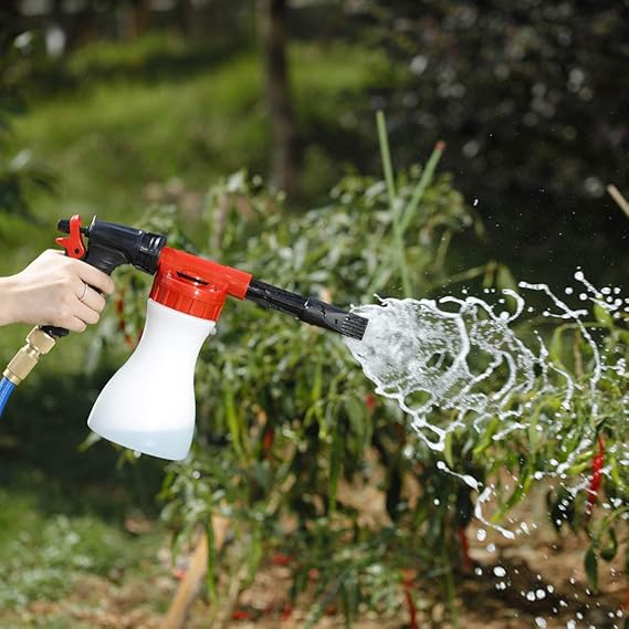 Foam Sprayer with High - Pressure Nozzle - Efficient Cleaning Gun for Garden and Household