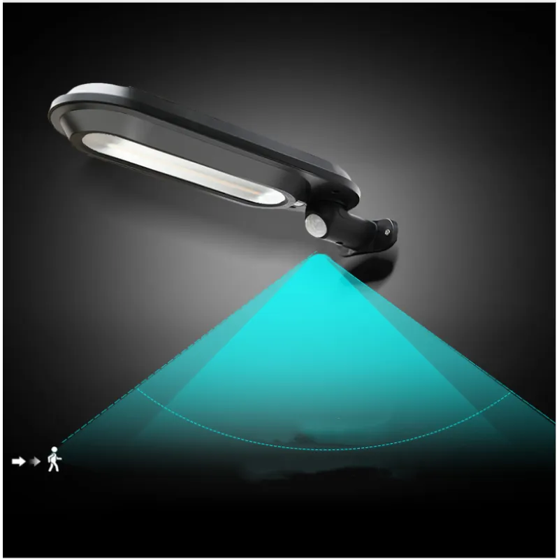 Solar Wall Light With Motion Detector - LED Outdoor Lighting For Garden & Patio