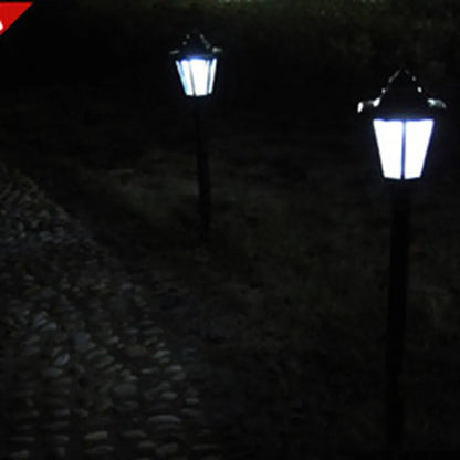 Solar Garden Lantern With LED - Outdoor Lighting For Patio & Garden In Classic Lamp Design