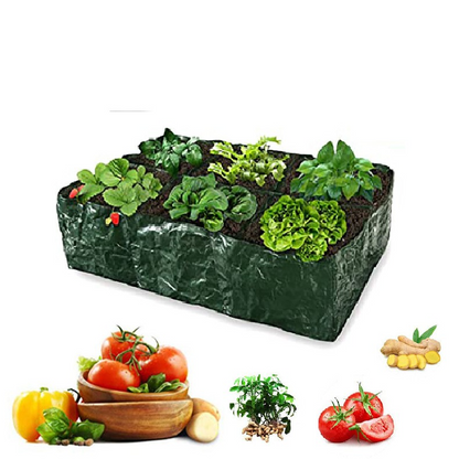 Planting Bag with Multiple Compartments - Robust Garden Storage for Plants and Herbs