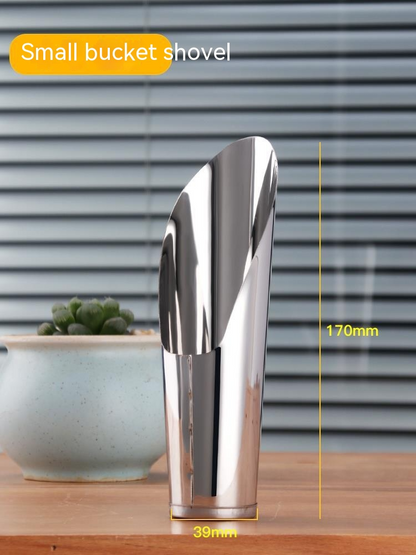 Stainless Steel Shovel for Potting Soil - Robust Planting Shovel for Garden and Balcony