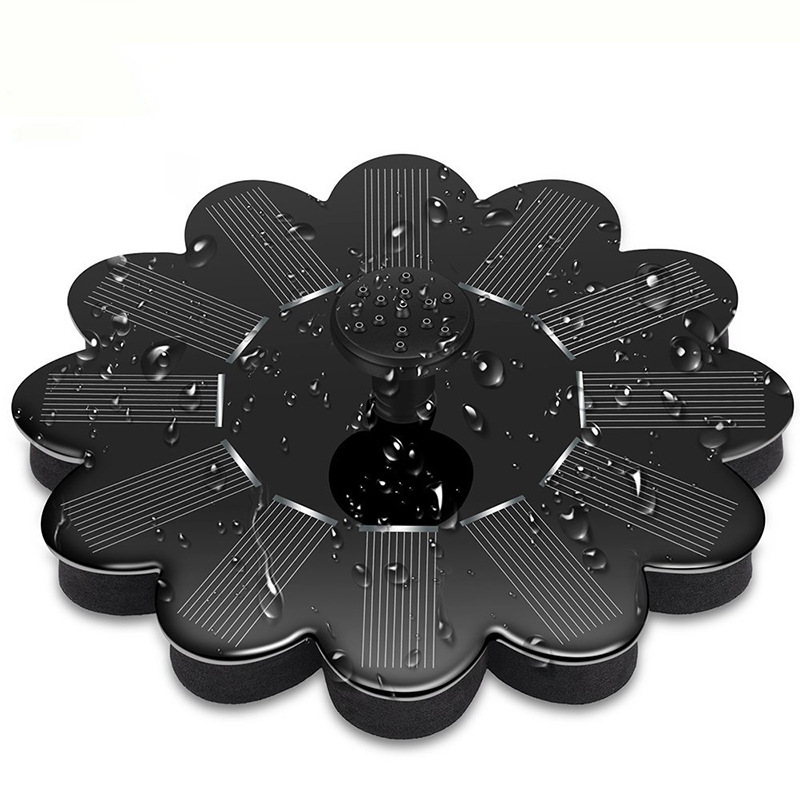 Solar - Powered Fountain for the Garden - Flower Design Water Fountain for Ponds and Pools