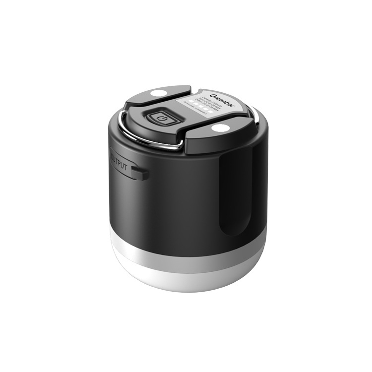 Portable Led Camping Lamp With Power Bank - Rechargeable Usb Connection  For Outdoor  Emergencies