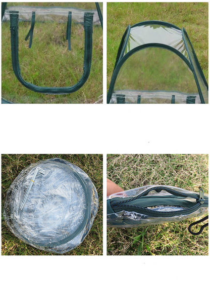 Compact Plant Protection Tent for Garden Plants - Transparent Greenhouse
